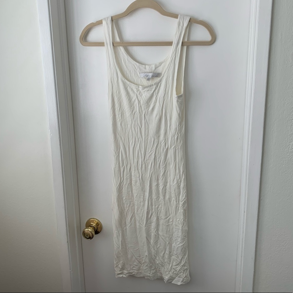 Lovers and friends bodycon white tank dress